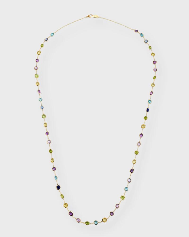 Ippolita 18K Rock Candy Multi Stone Station Chain Necklace in Alpine, 37"L Cover