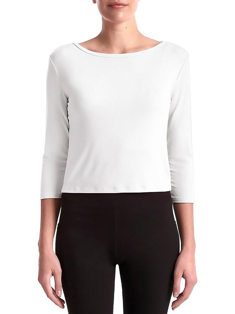 Capsule 121 Women's Align 3/4 Sleeve Top - White Cover