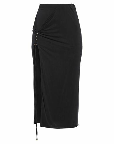 Jacquemus Woman Midi skirt Steel grey Cupro, Elastane Cover