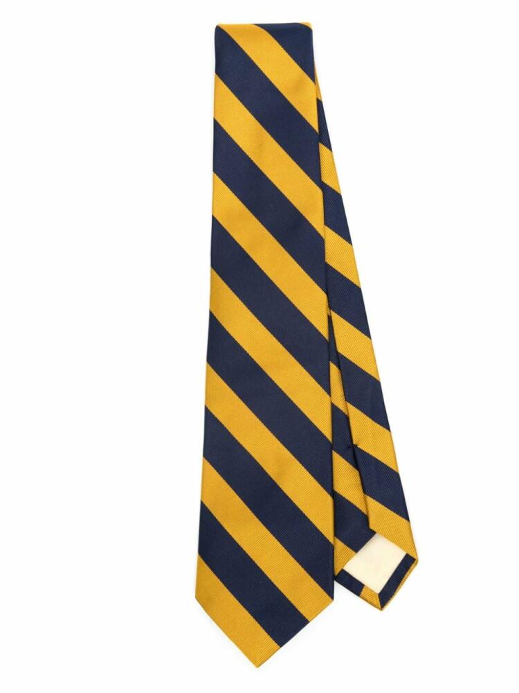 Polo Ralph Lauren striped silk tie - Yellow Cover