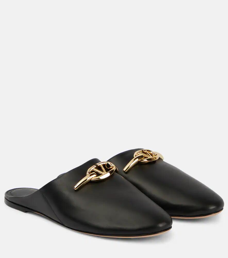 Valentino Garavani VLogo leather clogs Cover