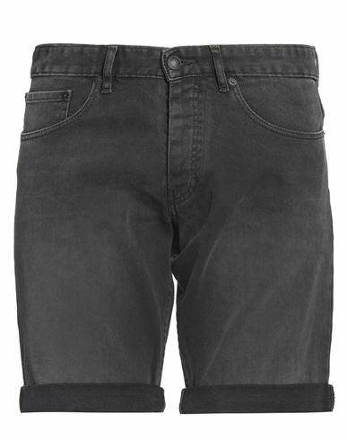 Zadig & voltaire Man Denim shorts Steel grey Cotton, Elastane Cover