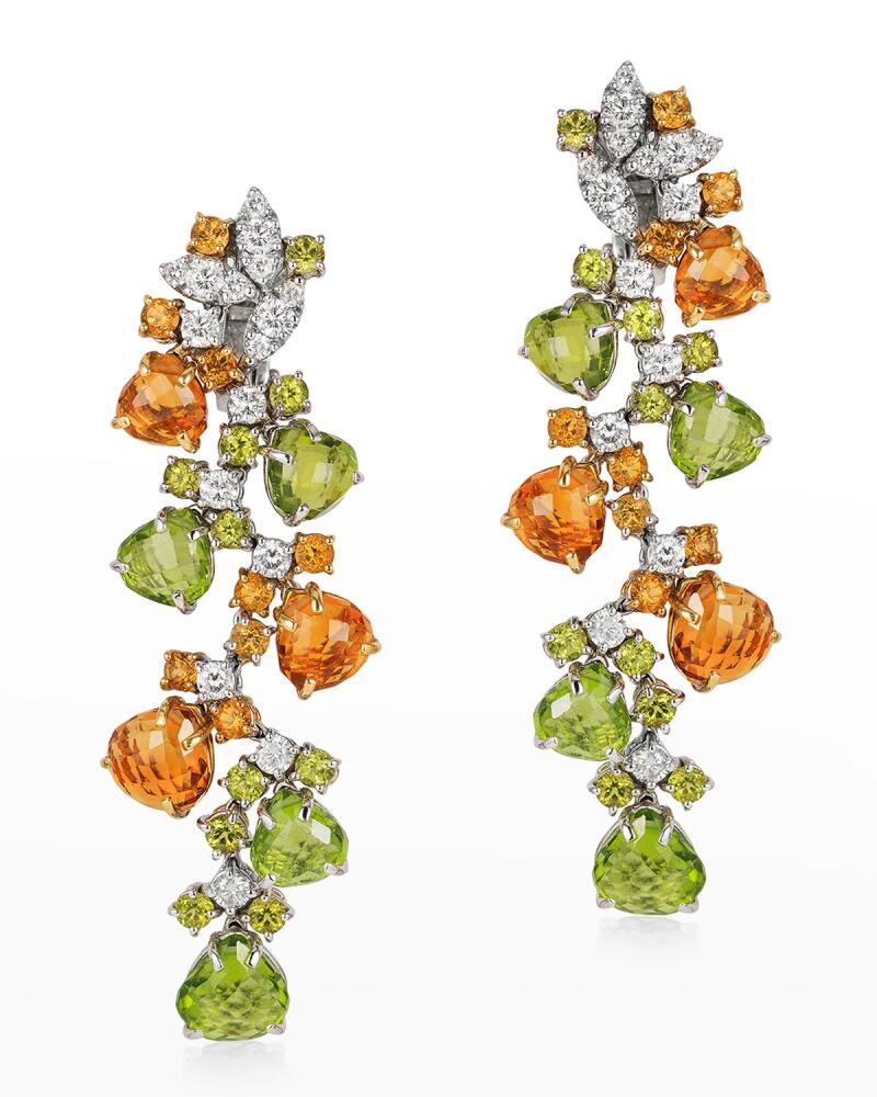 Andreoli Diamond, Citrine and Peridot Earrings Cover