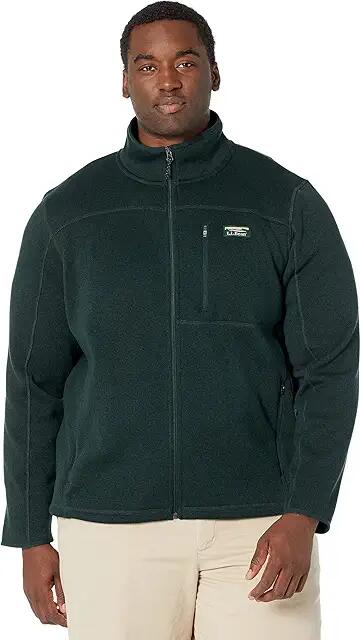 L.L.Bean Sweater Fleece Full Zip Jacket (Dark Hunter) Men's Clothing Cover