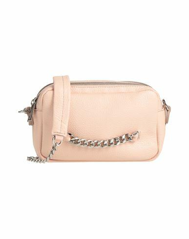 Laura Di Maggio Woman Cross-body bag Light pink Leather Cover