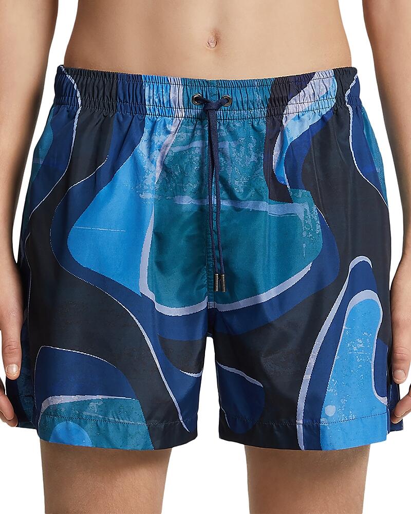 Zegna Technical Fabric Printed Swim Shorts Cover