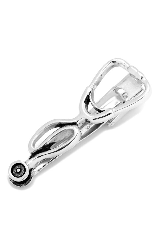 Cufflinks, Inc. Stethoscope Tie Clip in Silver Cover