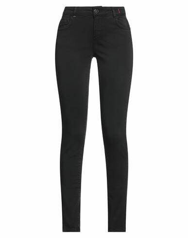 My Twin Twinset Woman Pants Black Cotton, Elastane Cover