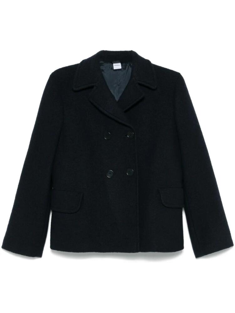 ASPESI boiled-wool jacket - Blue Cover