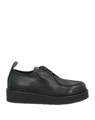 Emporio Armani Man Lace-up shoes Black Calfskin Cover