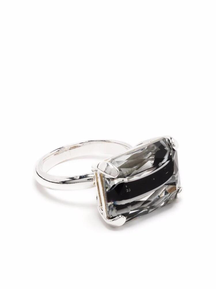 Wouters & Hendrix crystal-embellished band ring - Silver Cover