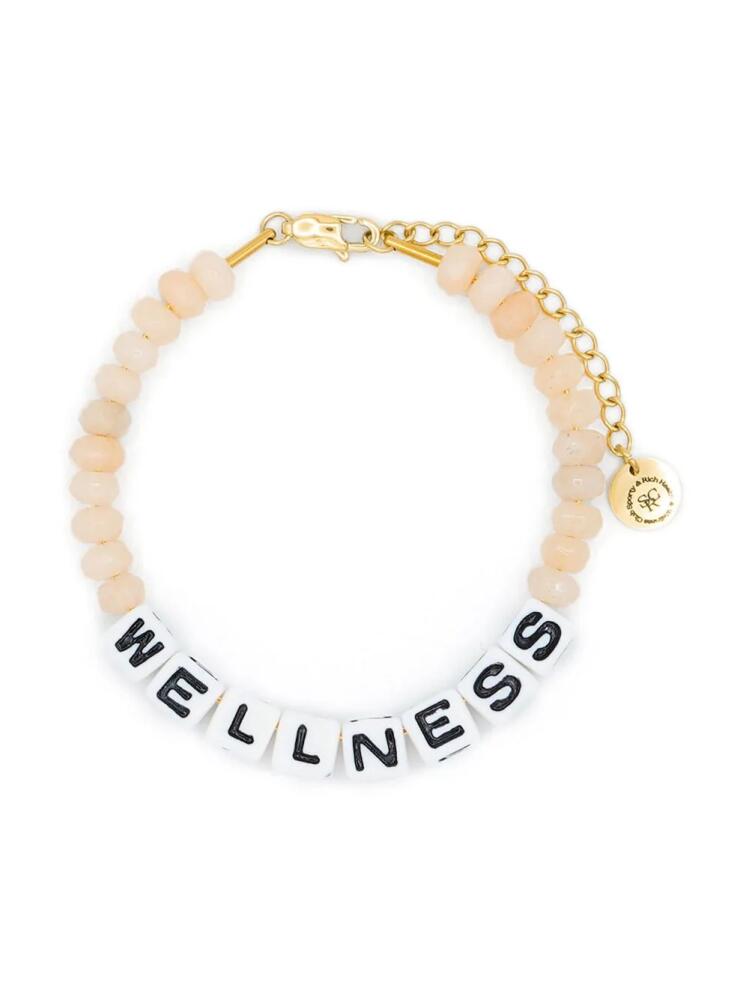 Sporty & Rich Wellness bead-detail bracelet - Pink Cover