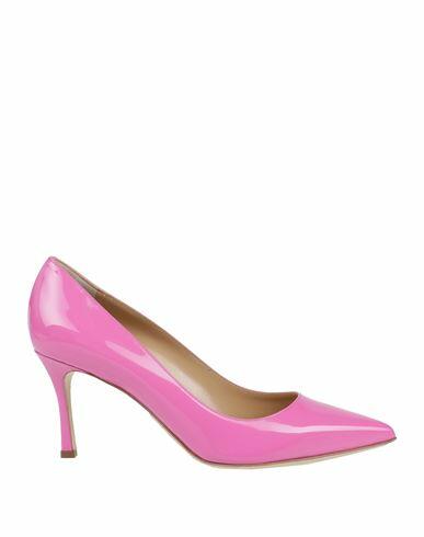 Sergio Rossi Woman Pumps Fuchsia Leather Cover