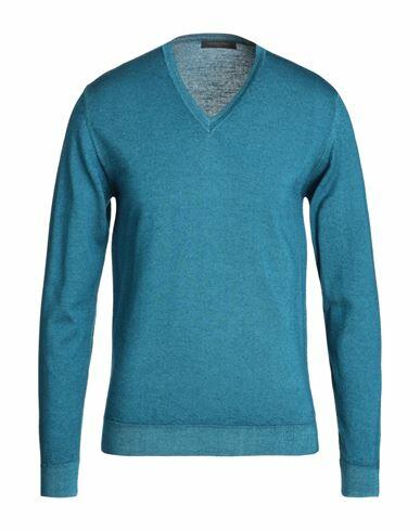 Daniele Fiesoli Man Sweater Blue Merino Wool Cover