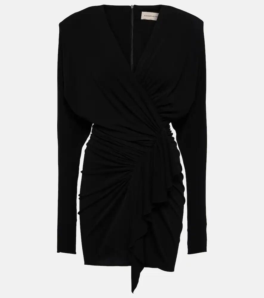 Alexandre Vauthier Draped jersey minidress Cover