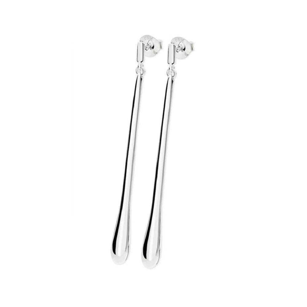 Lucy Quartermaine Long Drop Stud Earrings in Sterling Silver Cover