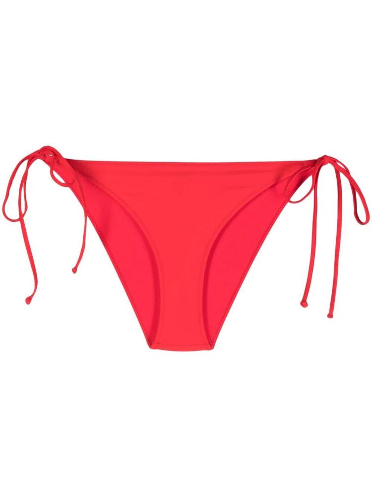 GANNI side-tie bikini bottoms - Red Cover