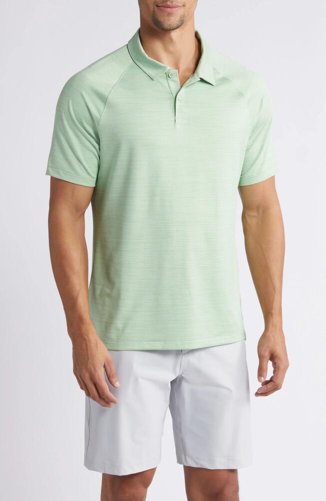 zella Chip Performance Golf Polo in Green Quiet Cover