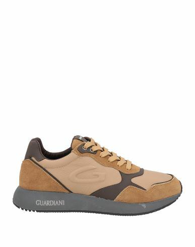 Alberto Guardiani Man Sneakers Camel Leather Cover