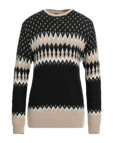 Why Not Brand Man Sweater Black Acrylic, Wool Cover