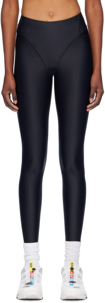 District Vision Black Pocketed Long Sport Leggings Cover