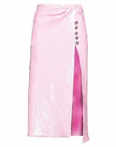 Rabanne Woman Midi skirt Pink Polyester, Polyamide, Elastane Cover