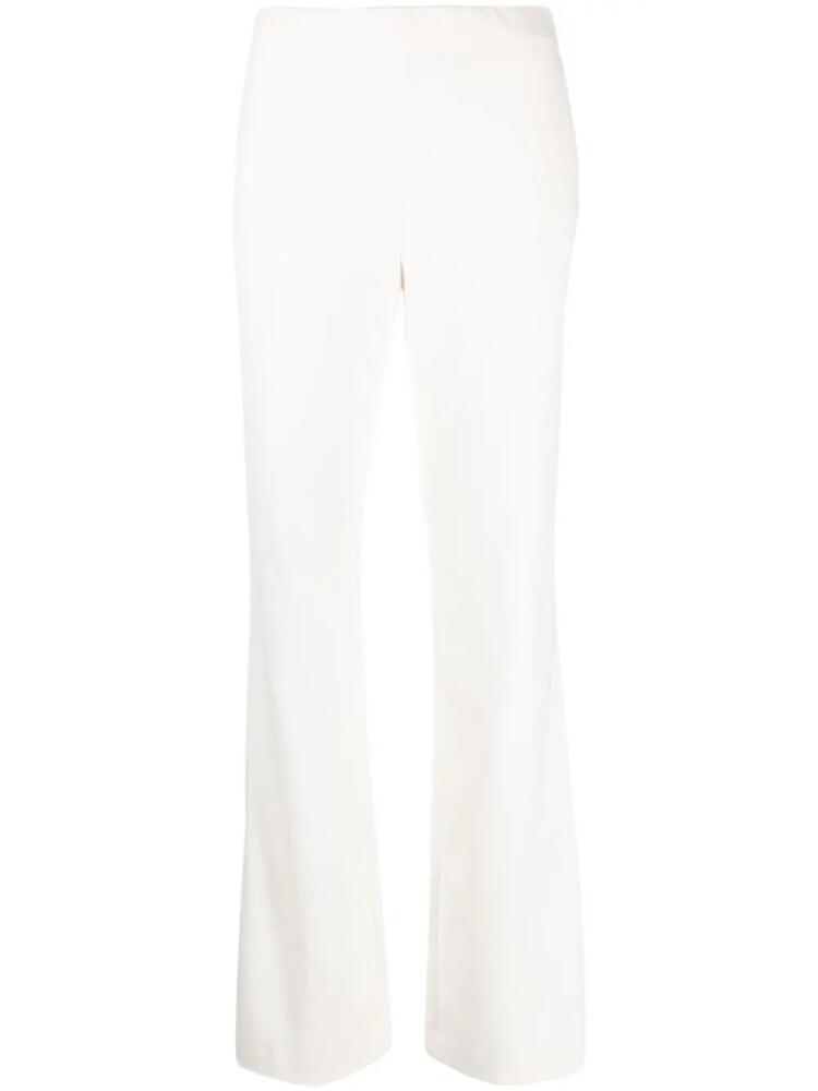 alice + olivia Lara satin-twill trousers - White Cover