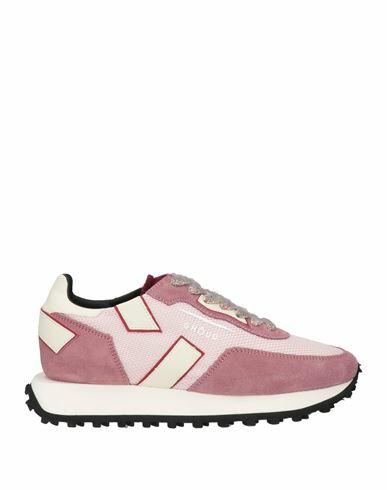 Ghōud Venice Woman Sneakers Mauve Soft Leather, Textile fibers Cover