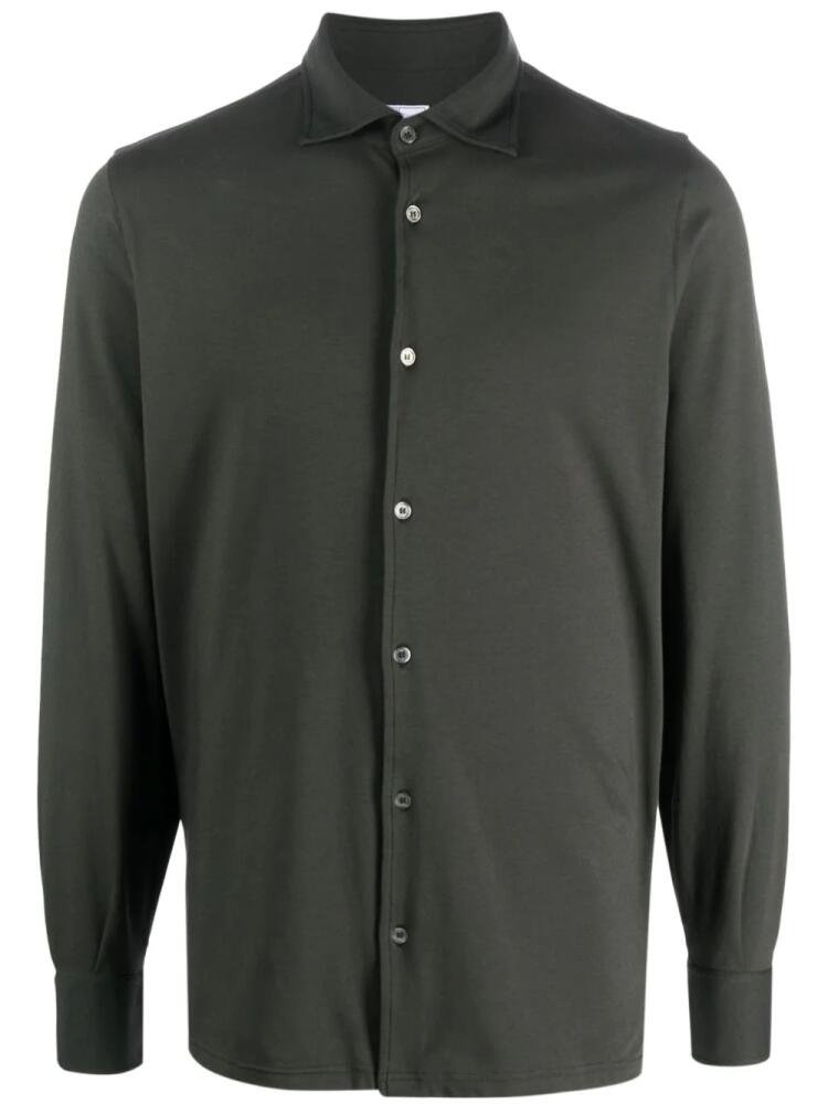 Fedeli long-sleeved jersey shirt - Green Cover