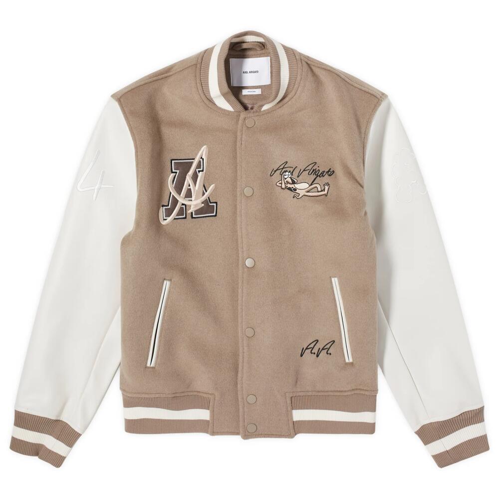 Axel Arigato Men's Wes Varsity Jacket in Light Brown Cover