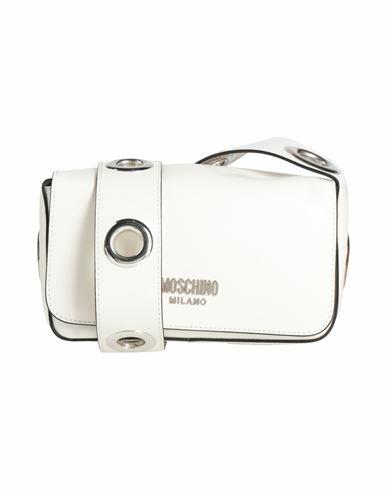 Moschino Woman Cross-body bag White Leather Cover