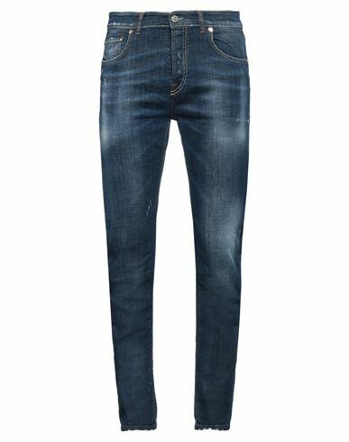 Pmds Premium Mood Denim Superior Man Jeans Blue Cotton, Elastane Cover