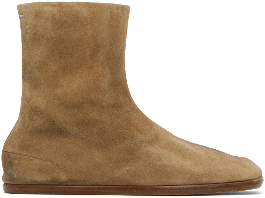 Maison Margiela Beige Tabi Boots Cover