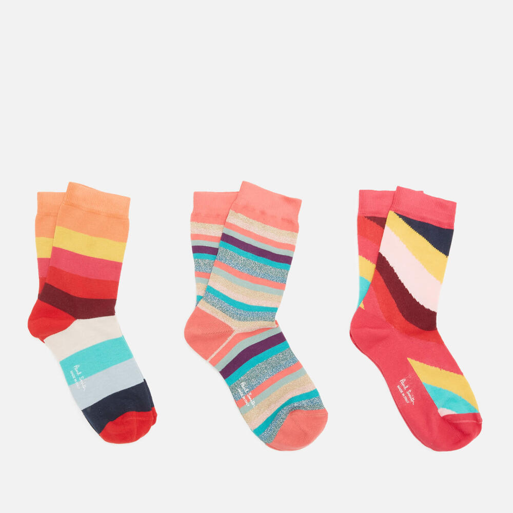 Paul Smith Cotton-Blend Knit Three-Pack Socks Cover