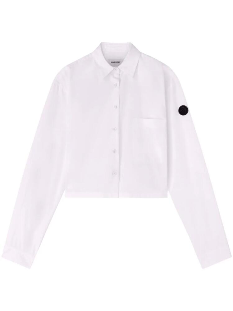 AMBUSH cropped shirt - White Cover