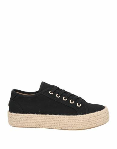 Cafènoir Woman Espadrilles Black Textile fibers Cover