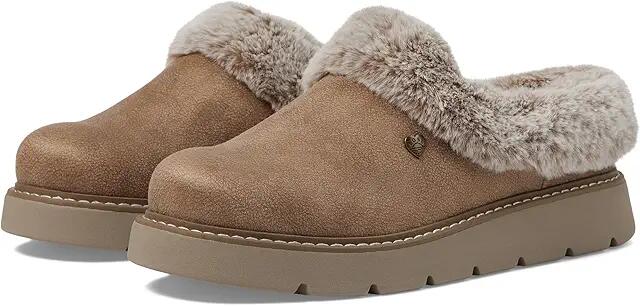 BOBS from SKECHERS Keepsakes Lite- Cozy Blend (Taupe) Women's Slippers Cover