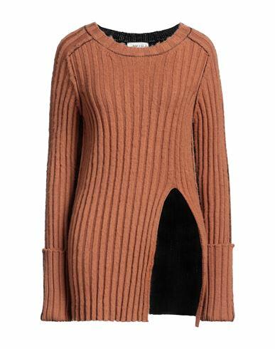 Aviù Woman Sweater Camel Wool Cover