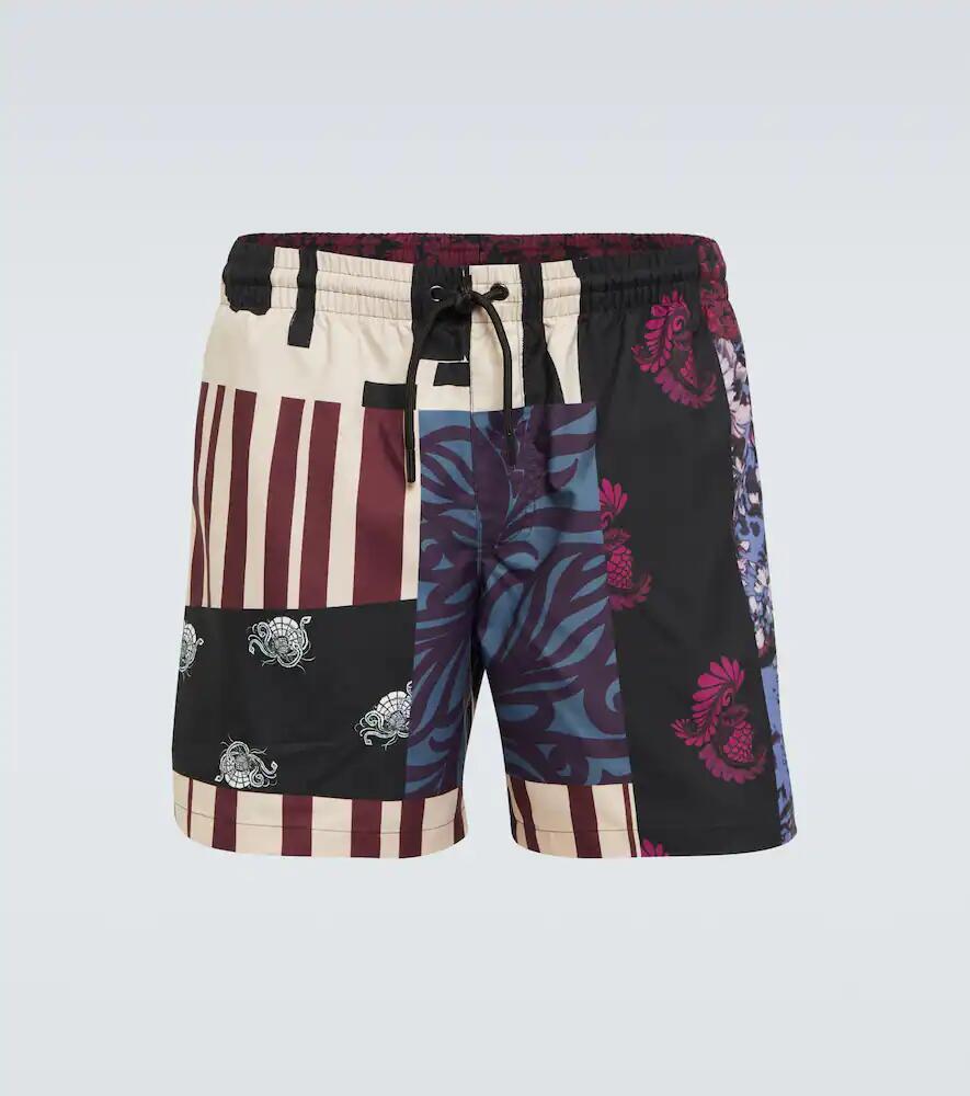 Dries Van Noten Phibbs printed swim trunks Cover