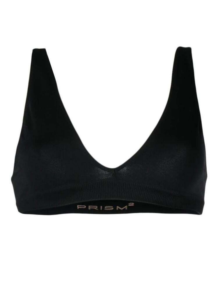 PRISM² Graceful ribbed bra - Black Cover