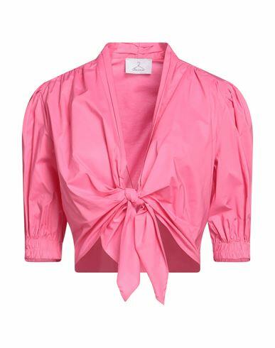 Berna Woman Shirt Fuchsia Cotton, Elastane Cover