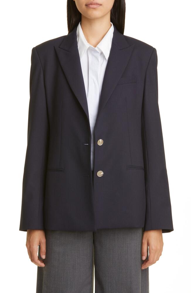 TWP The Husband Wool Blend Blazer in Midnight Cover