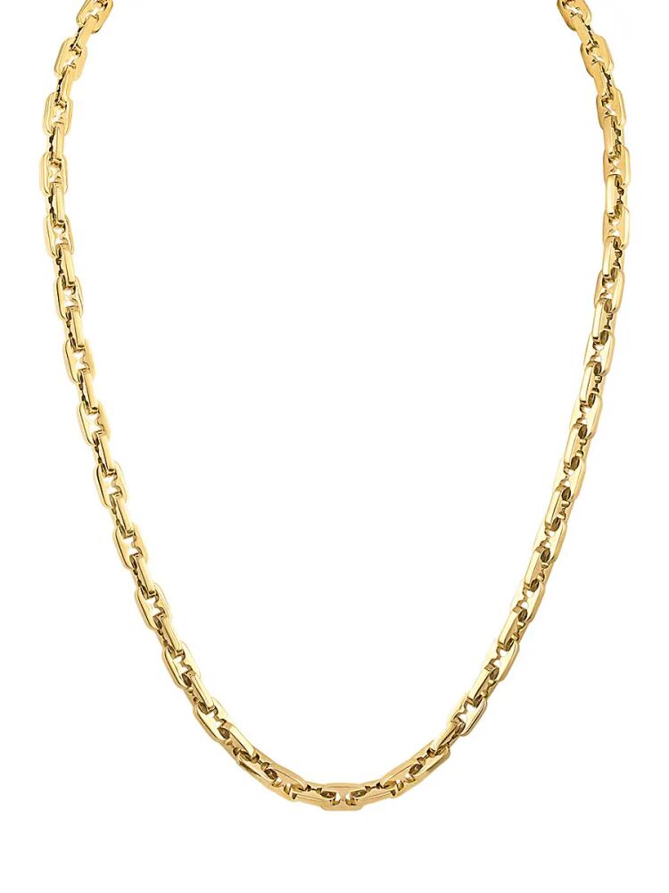 Esquire Men's Goldtone Ion Plated Chain Necklace Cover