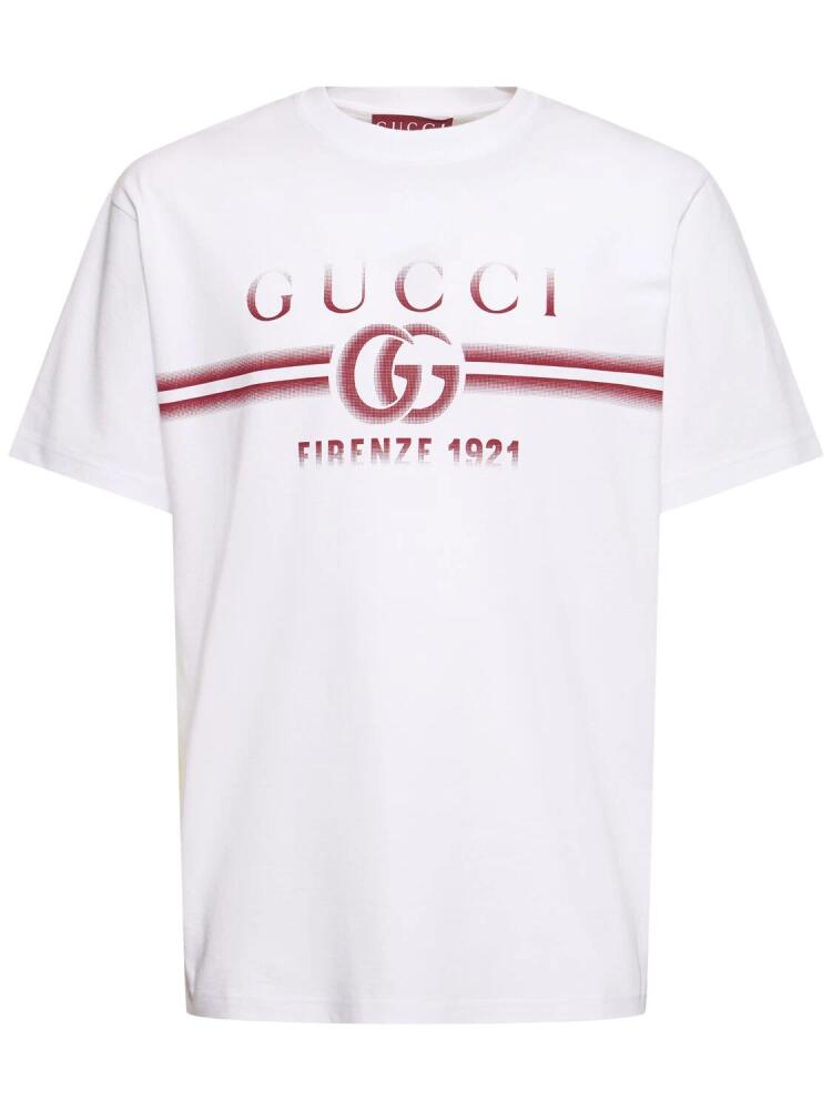 Gucci Printed Cotton Jersey T-shirt Cover