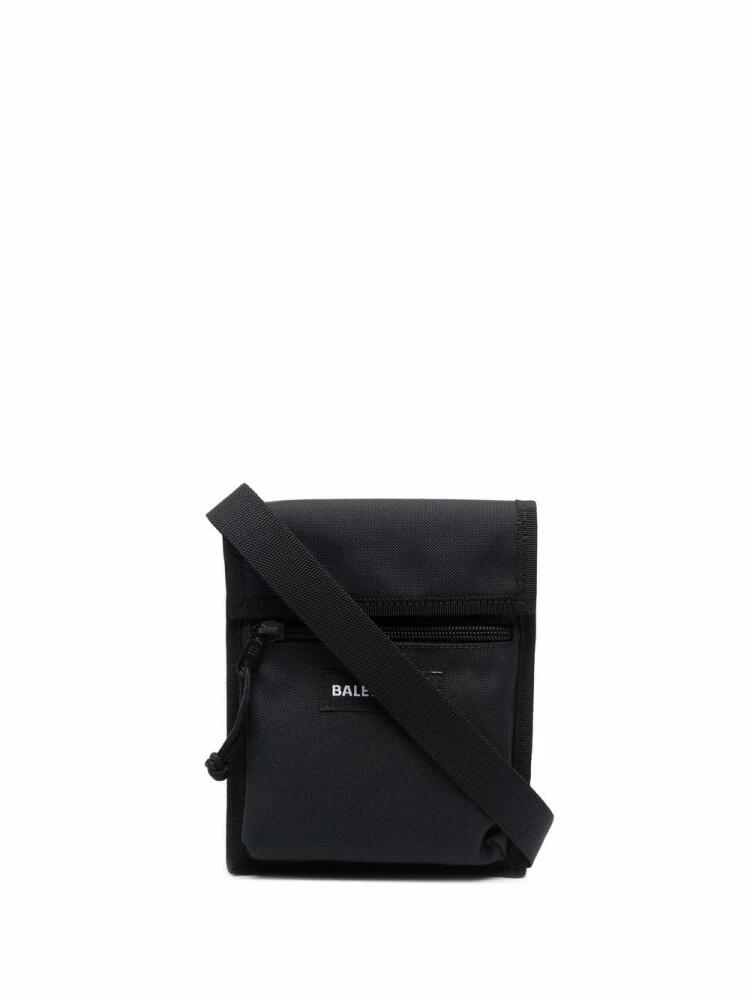 Balenciaga logo patch messenger bag - Black Cover