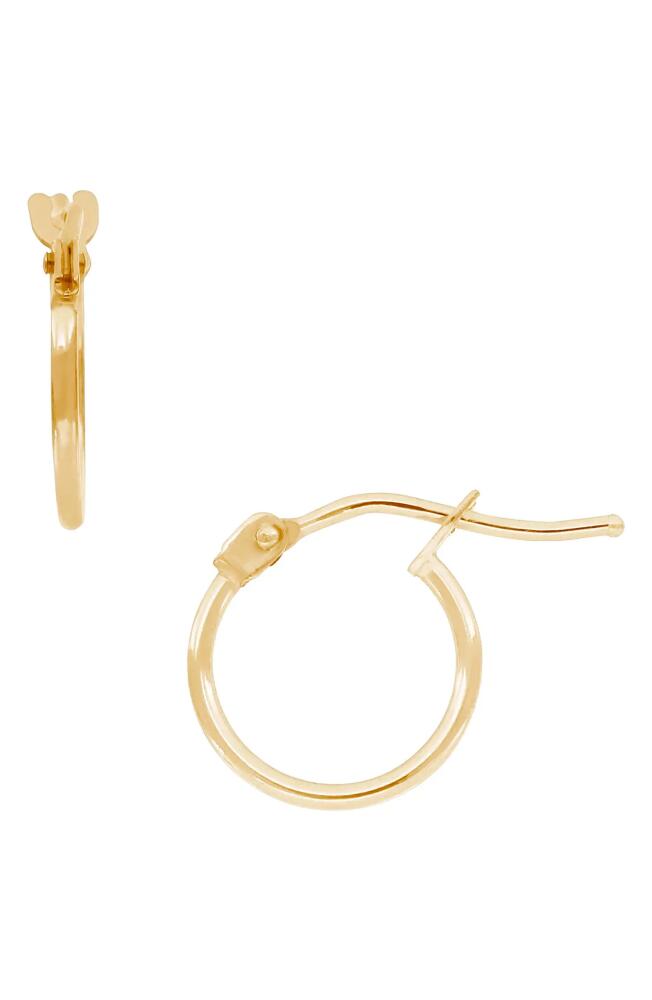 Bony Levy 14K Gold Mini Hoop Earrings in Yellow Gold Cover