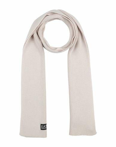 Ea7 Man Scarf Light grey Wool, Acrylic Cover