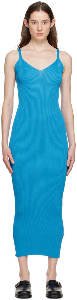 OUR LEGACY Blue Singlet Midi Dress Cover