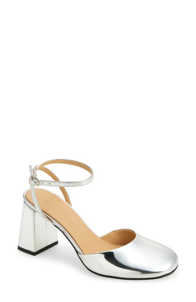 Dear Frances Harlow Ankle Strap Pump in Silver Cover