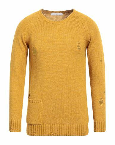 Takeshy Kurosawa Man Sweater Mustard Acrylic, Viscose, Wool, Alpaca wool Cover